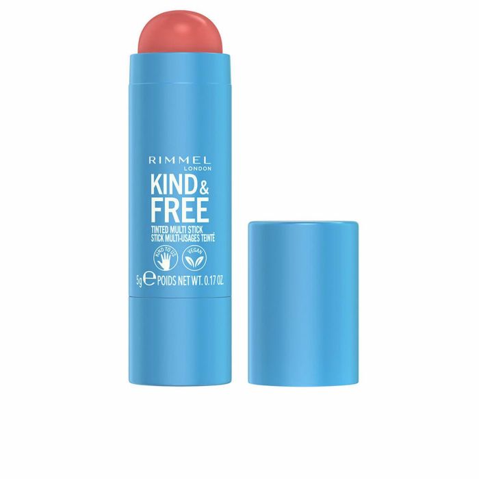 Rimmel London KIND & FREE Tinted Multi Stick #001-Caramel Dusk 5 gr - Maquillaje Vegano Multiusos Rimmel London KIND & FREE Tinted Multi Stick #001-Caramel Dusk 5 gr - Maquillaje Vegano Multiusos