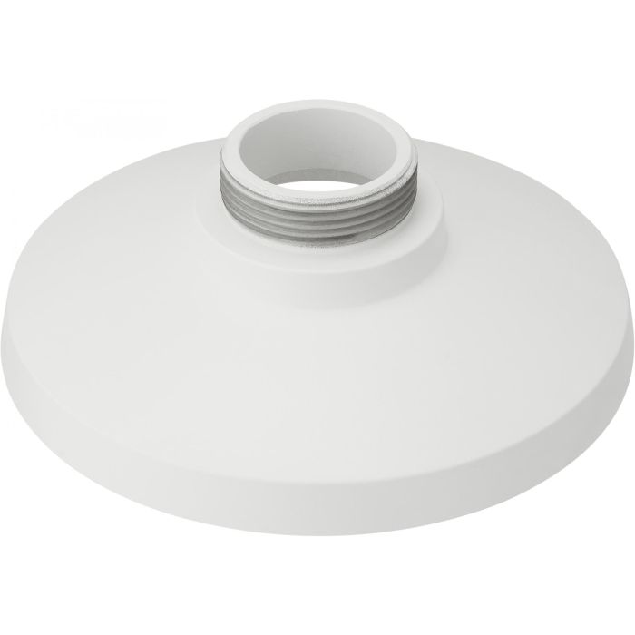 Hanwha SBP-301HMW3 Placa Adaptadora de Aluminio para Cámara Domo Universal Color Marfil y Blanco