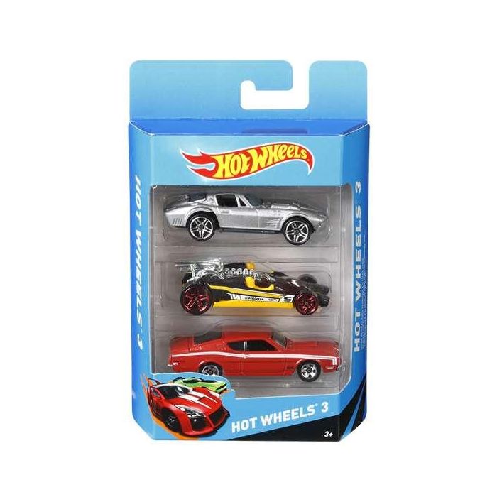 Mattel Coche Hot Wheels Pack 3 Coches Modelos Surtidos 1