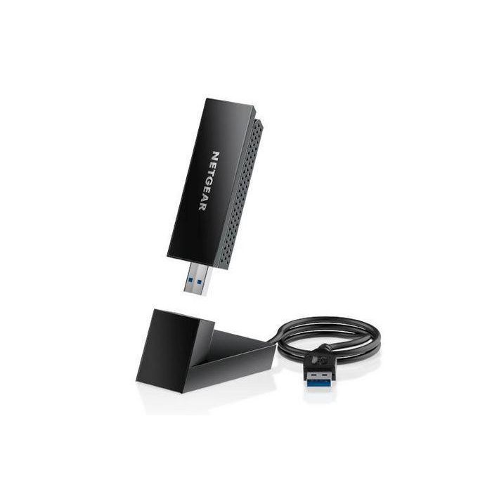 Netgear Adaptador WiFi 6E USB 3.0 para PC - Alta Velocidad y Rendimiento - OFDMA, MU-MIMO, Beamforming