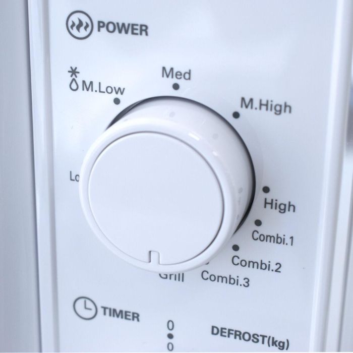 Microondas con Grill TM Electron Blanco 700 W 20 L 6 Microondas con Grill TM Electron Blanco 700 W 20 L 6