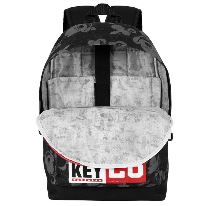 Karactermania Mochila HS FAN 2.2 Mickey Mouse Year Urbana Ripstop Repelente Líquidos 31x18x44 cm