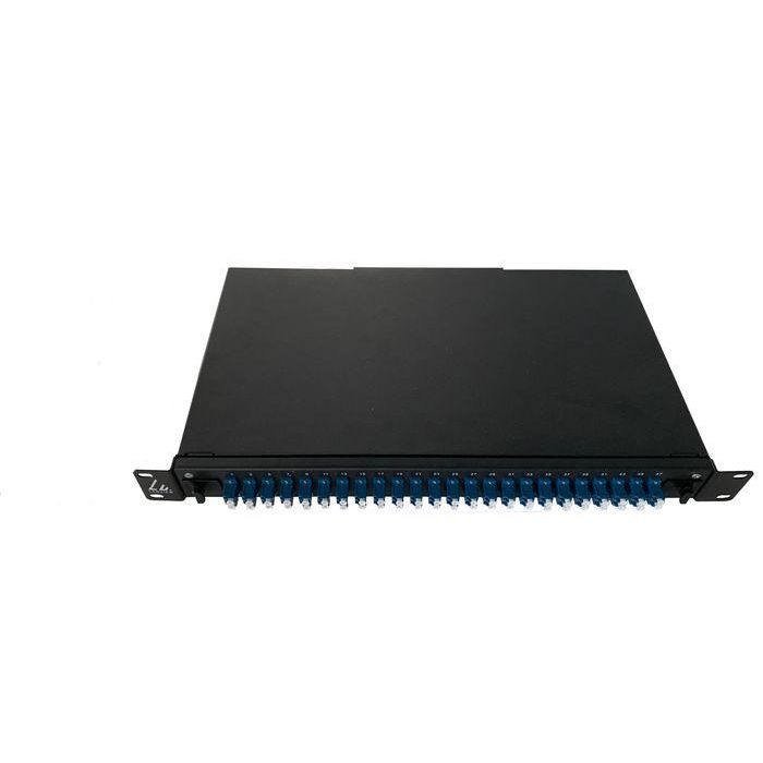 Lanview 24-Port Fibre patch panel mounted with 24 x LC duplex Single Mode connectors 0 Lanview 24-Port Fibre patch panel mounted with 24 x LC duplex Single Mode connectors 0