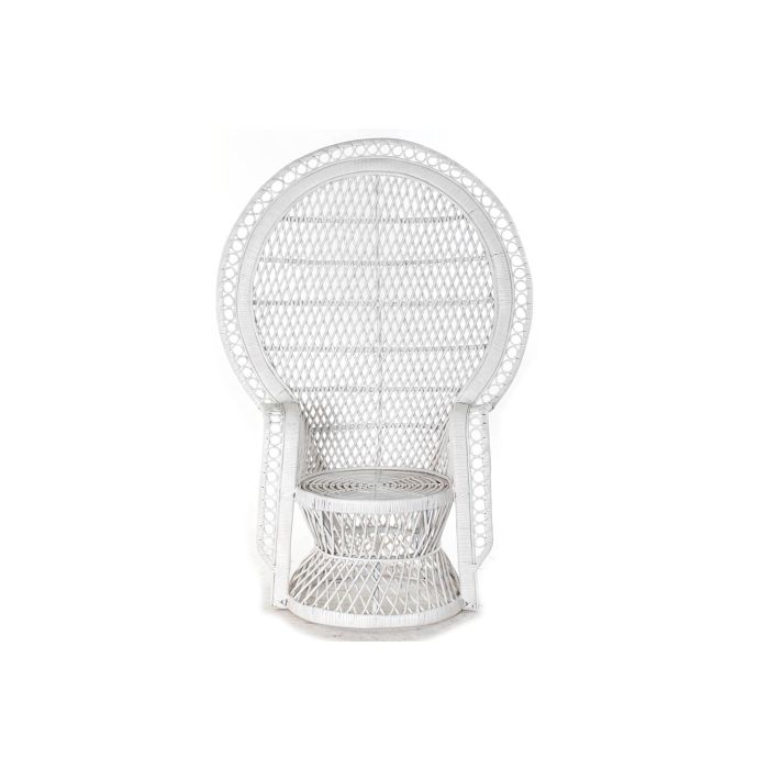 DKD Home Decor Sillón Balines Emmanuele Blanco Ratan 97 x 66 x 144 cm 4