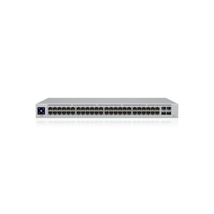 Ubiquiti USW-48-POE UniFi Switch Gestionado L2 48 Puertos Gigabit Ethernet + 4 SFP PoE+ Montaje Rack 195W 2 Ubiquiti USW-48-POE UniFi Switch Gestionado L2 48 Puertos Gigabit Ethernet + 4 SFP PoE+ Montaje Rack 195W 2