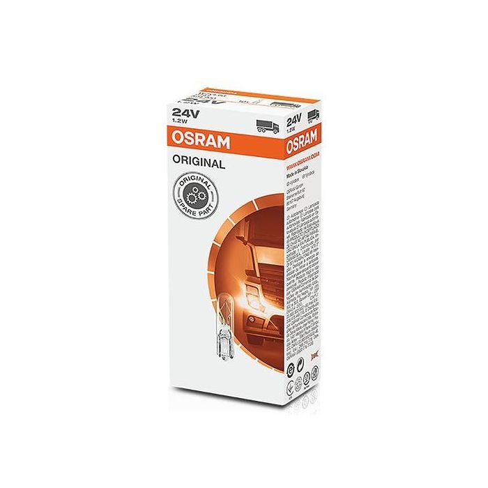 Osram 2741 W2x4,6D 1,2 W 24 V | 10 Unidades OS2741