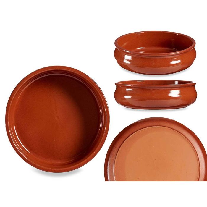 La Dehesa Cazuela Abombada de Barro Refractario Color Miel 24 cm (8 Unidades) La Dehesa Cazuela Abombada de Barro Refractario Color Miel 24 cm (8 Unidades)