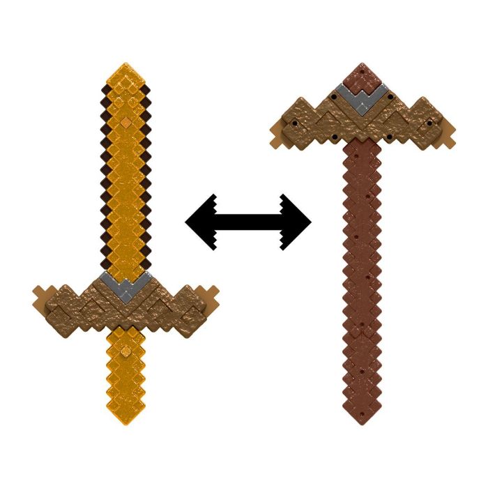 Mattel Minecraft Espada-Pico Transformación Jkc15 +6 Años 2 Mattel Minecraft Espada-Pico Transformación Jkc15 +6 Años 2