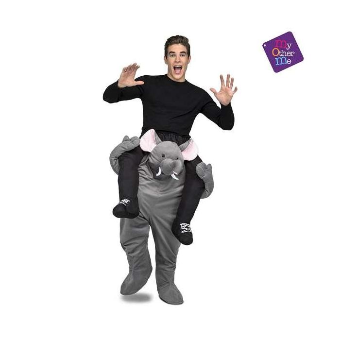 Disfraz adulto elefante a hombros talla unica 1