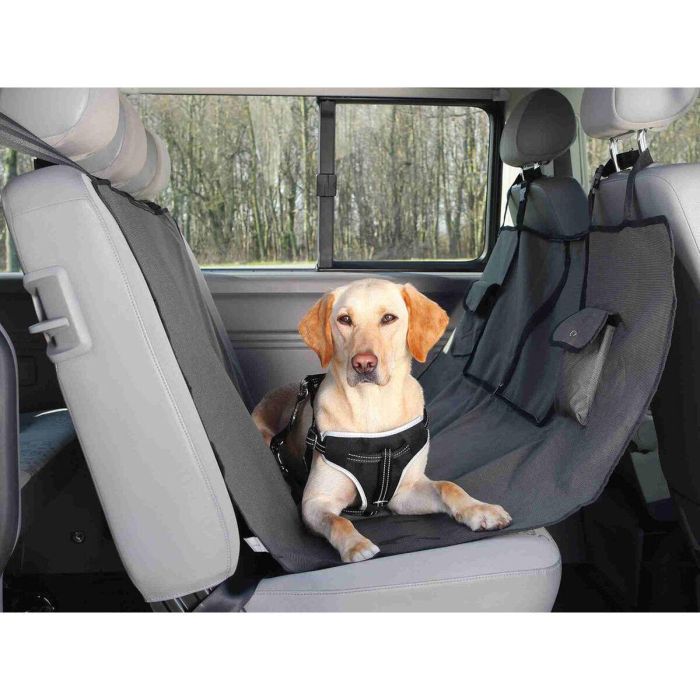 Funda Protectora de Asiento Individual de Coche para Mascotas Trixie 2 Funda Protectora de Asiento Individual de Coche para Mascotas Trixie 2