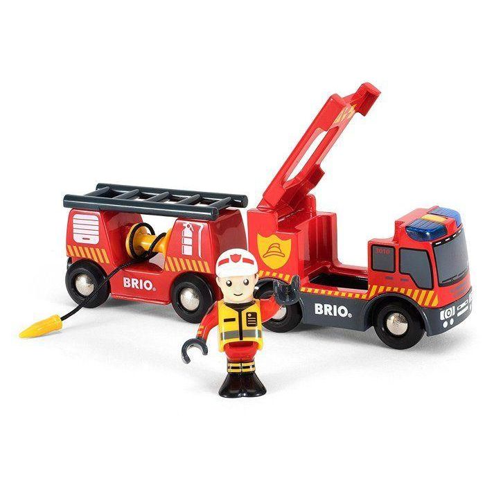 BRIO World - 33811 - Luz y sonido de camión de bomberos - Juguete de madera 1