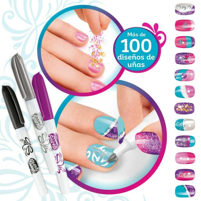 Set de Manicura Cra-Z-Art Shimmer 'n Sparkle Style Deluxe 14 x 6 x 10 cm 4 Unidades Infantil 3