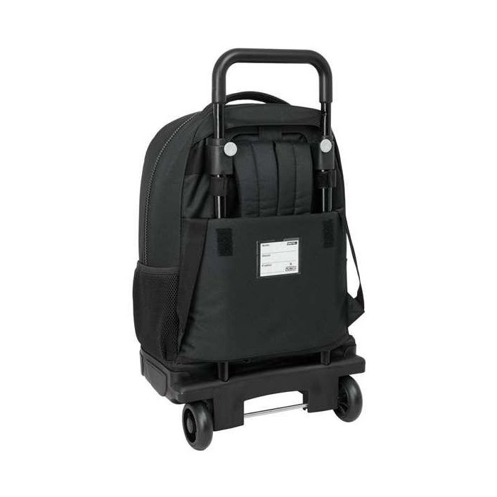 Mochila Escolar con Ruedas Munich Topo Negro 33 x 45 x 22 cm 1