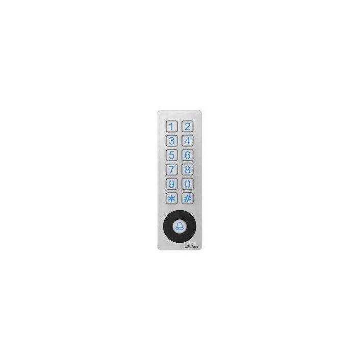 ZKTeco ACC-SKW-PRO-V2-2 Teclado de Acceso Autónomo MF Metálico Estrecho ZKTeco ACC-SKW-PRO-V2-2 Teclado de Acceso Autónomo MF Metálico Estrecho