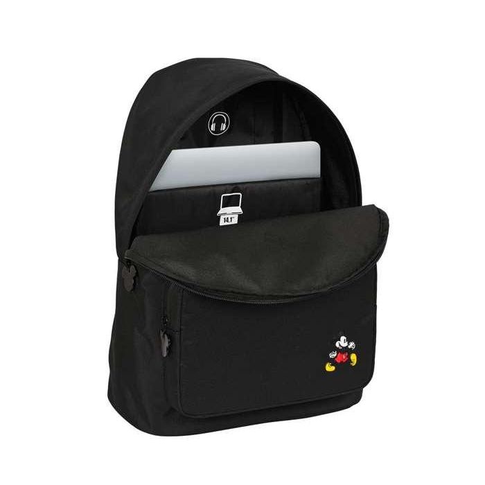 Safta Mochila Mickey Mouse Premium para Portátil 14,1" Negra Poliéster 5 Safta Mochila Mickey Mouse Premium para Portátil 14,1" Negra Poliéster 5