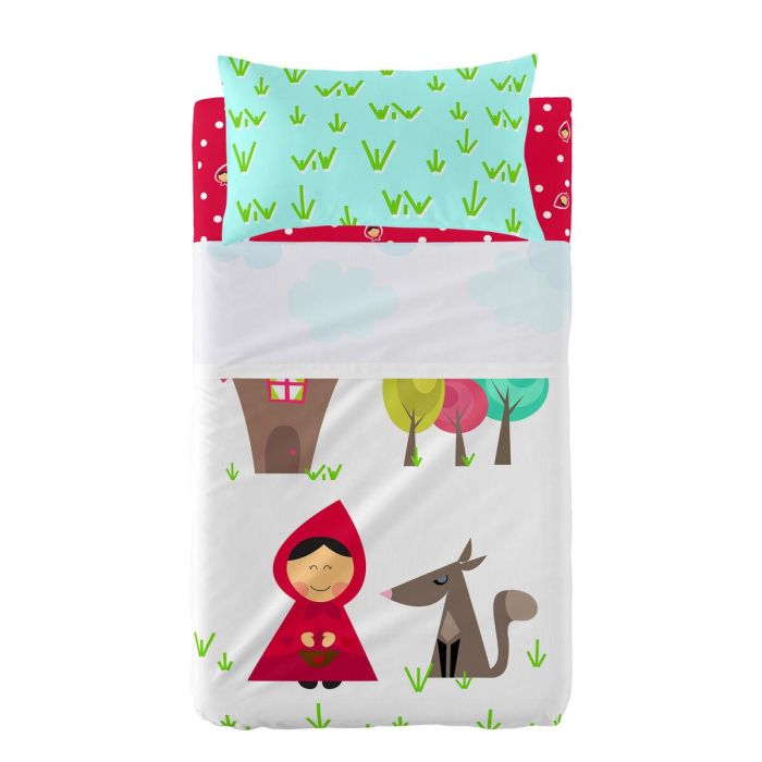 Juego de Sábanas HappyFriday Mr Fox Grandma Multicolor Cuna de Bebé 2 Piezas 0 Juego de Sábanas HappyFriday Mr Fox Grandma Multicolor Cuna de Bebé 2 Piezas 0