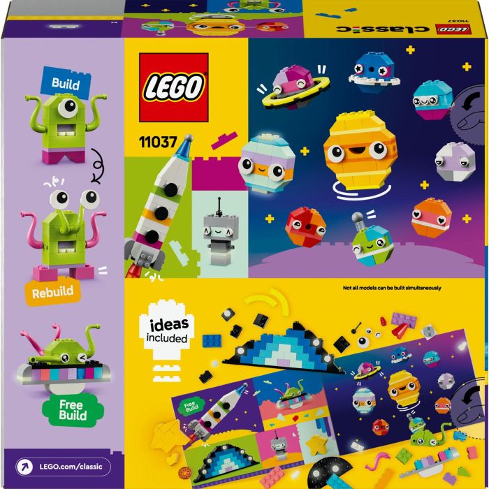 Lego Juego de Construcción Planetas Espaciales Creativos Classic para Niños 5+ años 7