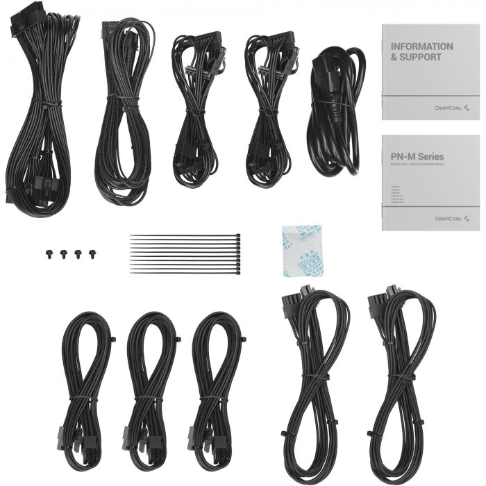 Deepcool PN750-M Fuente de Alimentación ATX 750W 80 PLUS Gold Totalmente Modular para PC 7 Deepcool PN750-M Fuente de Alimentación ATX 750W 80 PLUS Gold Totalmente Modular para PC 7