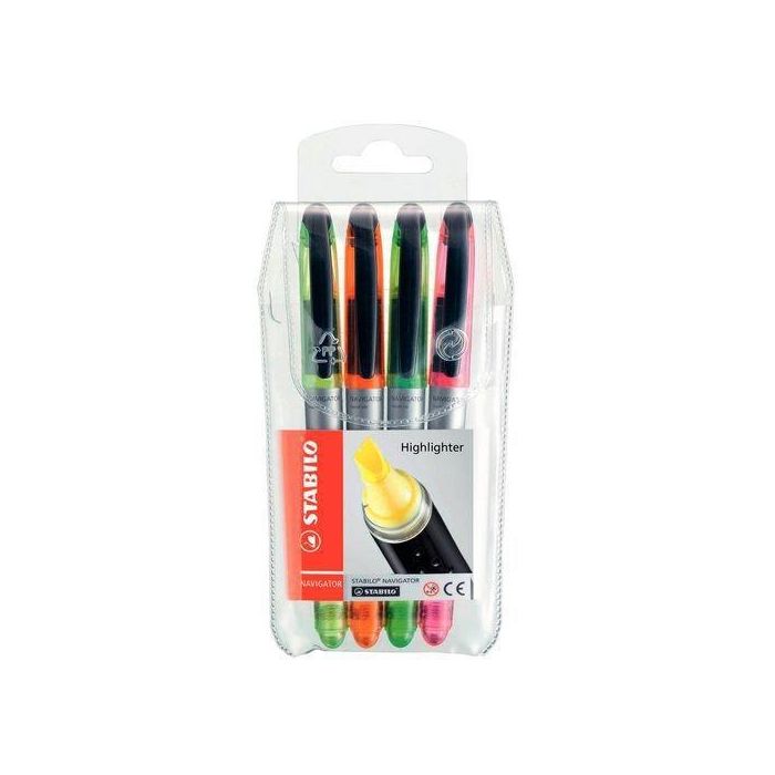 Stabilo Marcador Fluorescente Navigator C-Surtidos Blíster 4 Ud Stabilo Marcador Fluorescente Navigator C-Surtidos Blíster 4 Ud