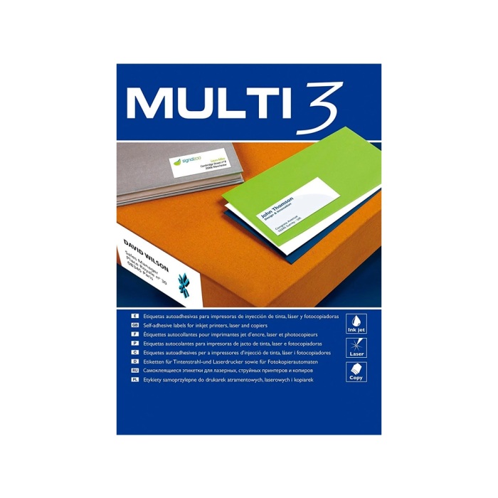 Etiquetas para Impresora Apli 4704 70 x 37 mm Blanco 1