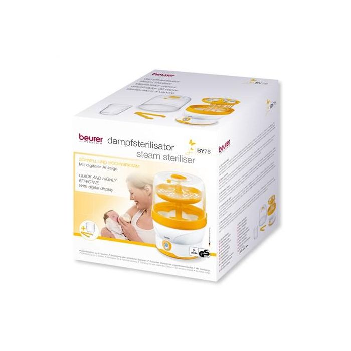 Beurer BY-76 Esterilizador de Vapor Digital para Biberones y Accesorios con Pantalla LED 2