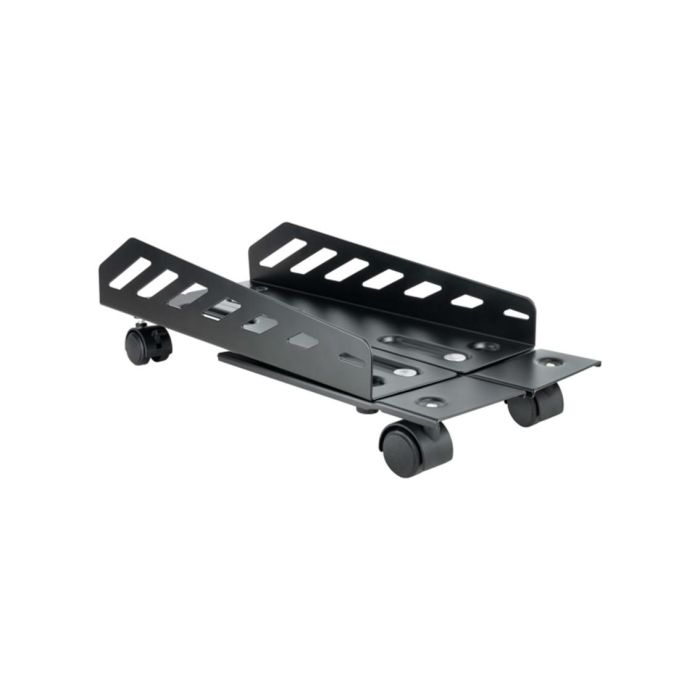 TOOQ SOPORTE METALICO PARA CPU DE SUELO CON RUEDAS BAJO