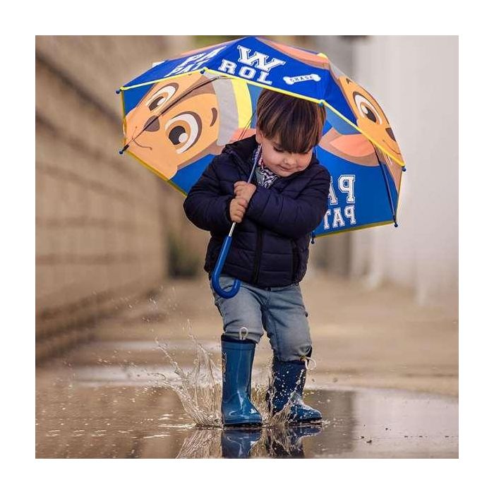 Cerdá Paraguas de Apertura Manual para Niños, Fabricado en EVA con Diseño de Paw Patrol, 45 cm de Diámetro, Color Azul. Ideal para 3-12 Años 6