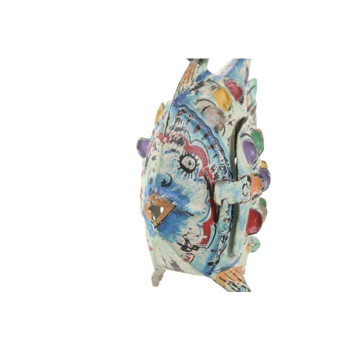 Decoracion Mediterraneo DKD Home Decor Azul Multicolor 6 x 14 x 17 cm (4 Unidades) 1