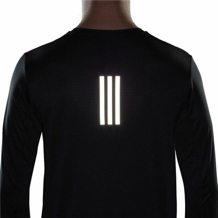 Camiseta de Manga Larga Hombre Adidas Own The Run Negro 2 Camiseta de Manga Larga Hombre Adidas Own The Run Negro 2