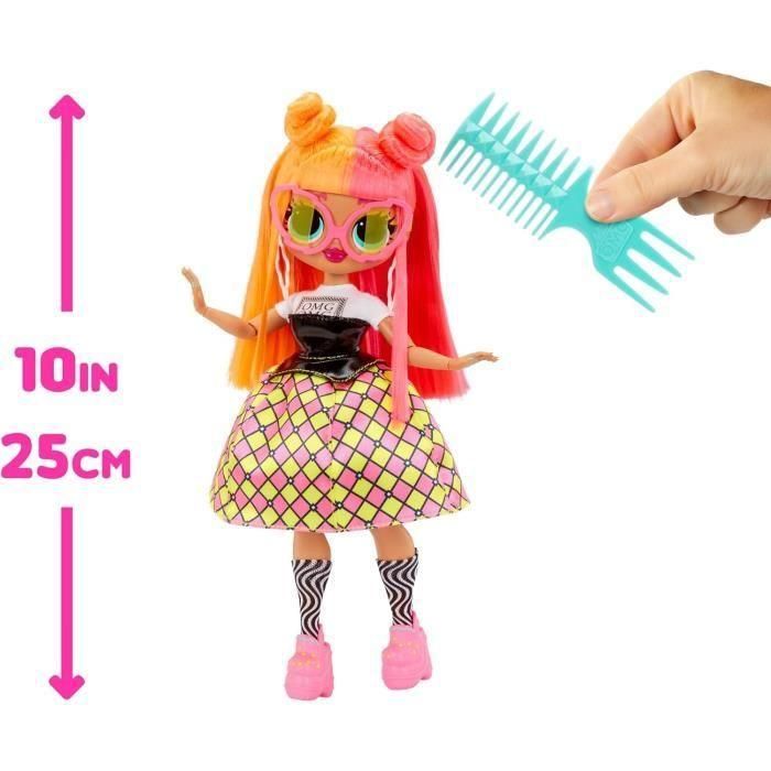 LOL Surprise OMG - Muñeca Fashion 24 cm - Neonlicious - 2 conjuntos con peine y complementos - A partir de 4 años 3