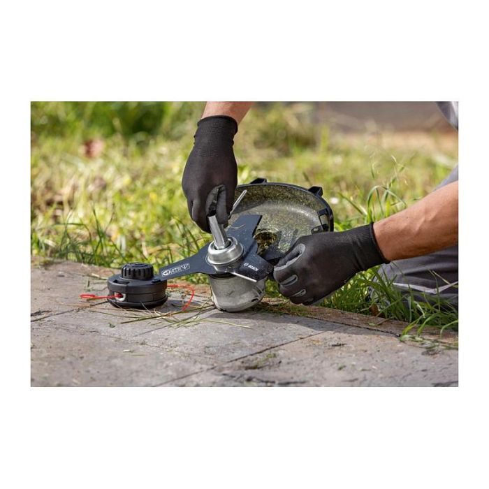 Bosch GFR 18V-23 Professional Cortabordes a Bateria 18V sin Cables, Empunadura en D, Diámetro Corte 33 cm, Hoja, 6400 RPM