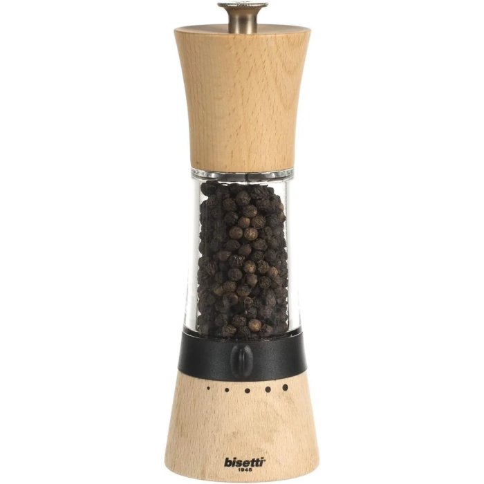 Bisetti Molinillo de Pimienta PISA BIS8015457089104 18 cm Madera / Acrílico 1 Bisetti Molinillo de Pimienta PISA BIS8015457089104 18 cm Madera / Acrílico 1