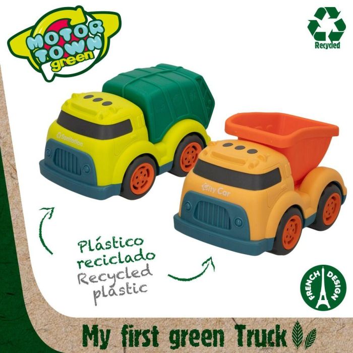 Set Vehículos de Obras Públicas Motor Town 17,5 x 11 x 11 cm (4 Unidades) 4 Set Vehículos de Obras Públicas Motor Town 17,5 x 11 x 11 cm (4 Unidades) 4