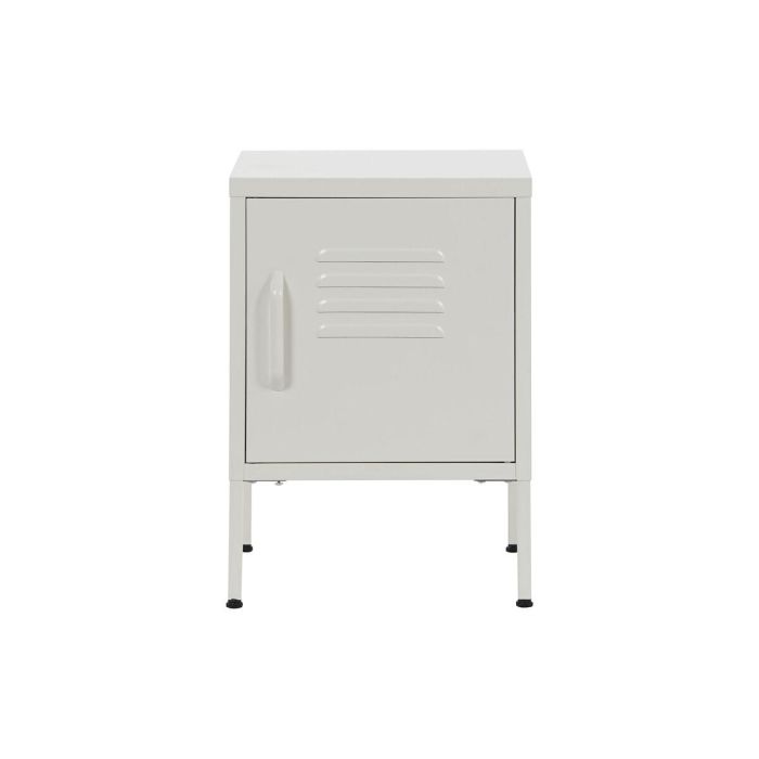 Mesita De Noche Vintage DKD Home Decor Blanco 35 x 51 x 35 cm 2