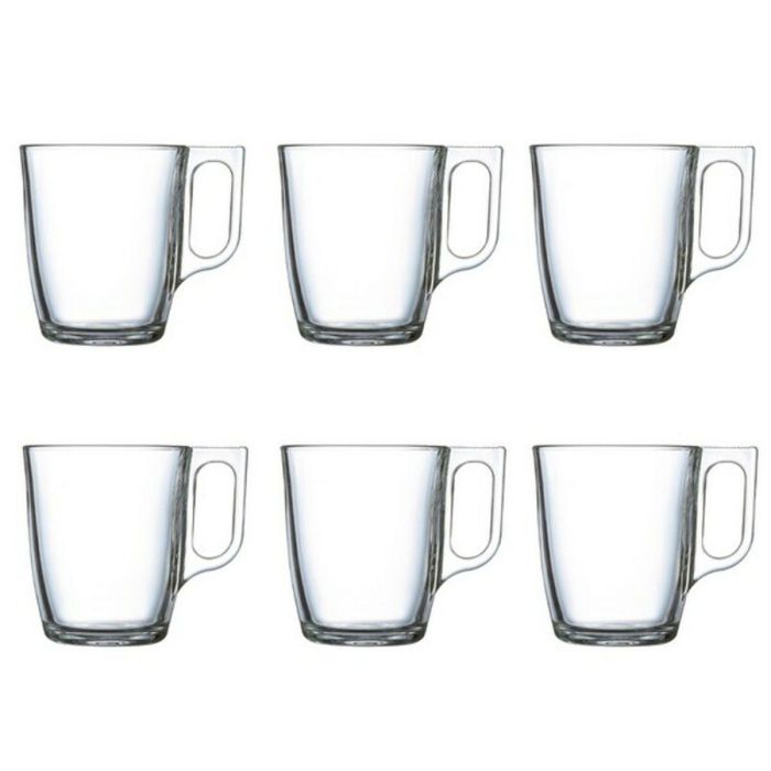 Juego de Tazas Luminarc Nuevo (6 pcs) Transparente Vidrio 250 ml (6 Piezas) 1