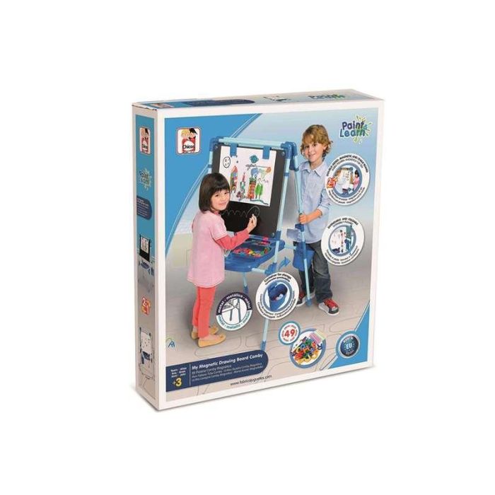 Pizarra 2 en 1 magnetica y para tizas 63x60x120 cm incluye 64 piezas 3 Pizarra 2 en 1 magnetica y para tizas 63x60x120 cm incluye 64 piezas 3