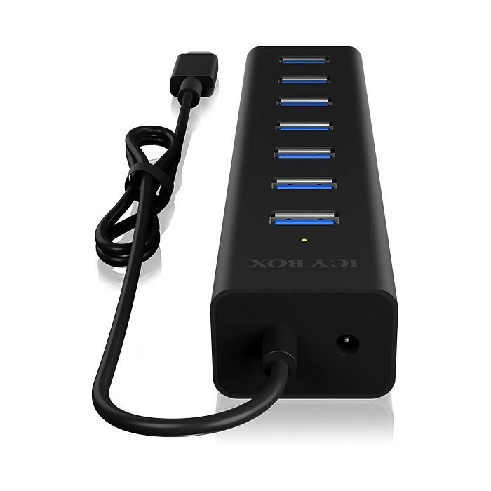 ICY BOX IB-HUB1700-C3 USB-C HUB 7-Port 7xUSB 3.0 3