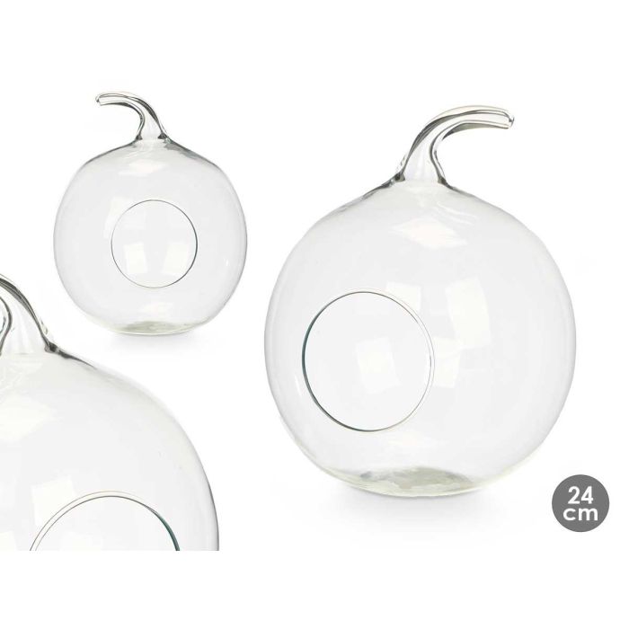 Manzana Cristal Con Agujero 24Cm Giftdecor Manzana Cristal Con Agujero 24Cm Giftdecor