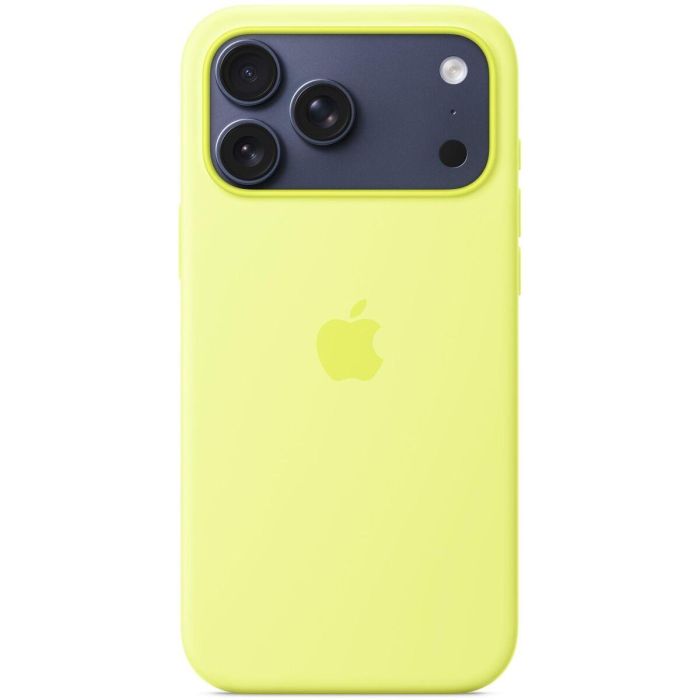Apple iPhone 17 Pro Max Funda Silicona MagSafe Amarillo Neón MGFM4ZMA 1