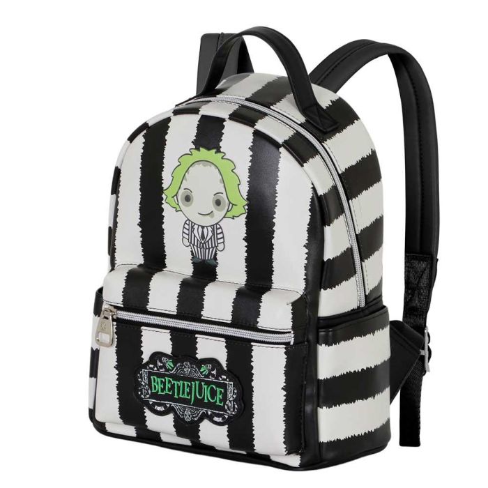 Mochila Heady Stripes Bitelchús / Beetlejuice Blanco