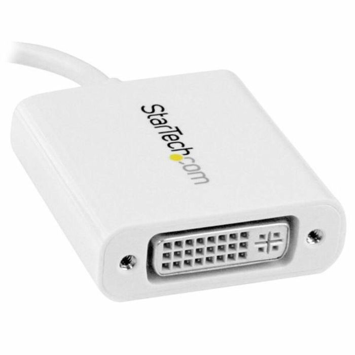 Adaptador USB C a DVI Startech CDP2DVIW Blanco 2 Adaptador USB C a DVI Startech CDP2DVIW Blanco 2