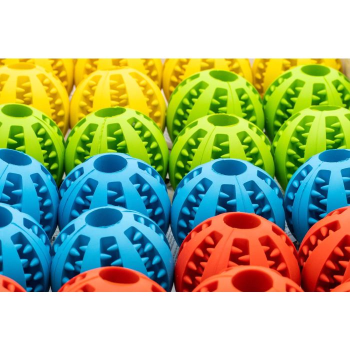 Gloria Pelota Dental Para Perro M 7 cm con Hendiduras para Limpieza Dental y Ansiedad 5 Gloria Pelota Dental Para Perro M 7 cm con Hendiduras para Limpieza Dental y Ansiedad 5