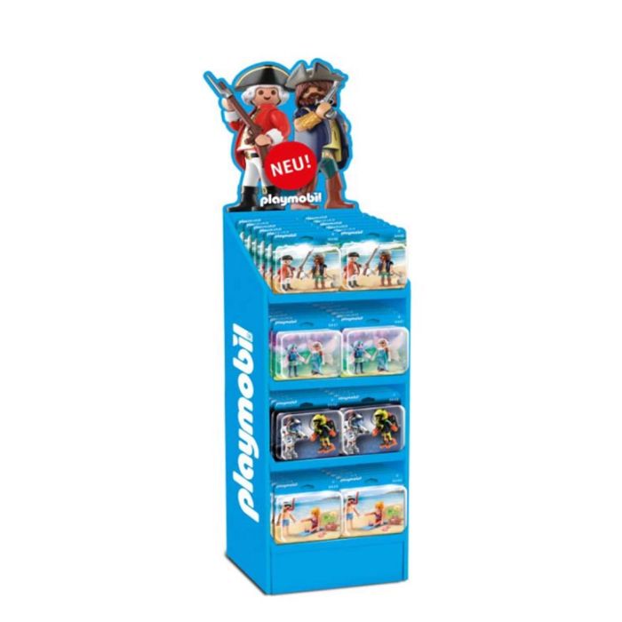 Playmobil Expositor Duopack 2019 - Pirata y Soldado, Hadas del Invierno, Astronautas, Playa - 14 uds Playmobil Expositor Duopack 2019 - Pirata y Soldado, Hadas del Invierno, Astronautas, Playa - 14 uds