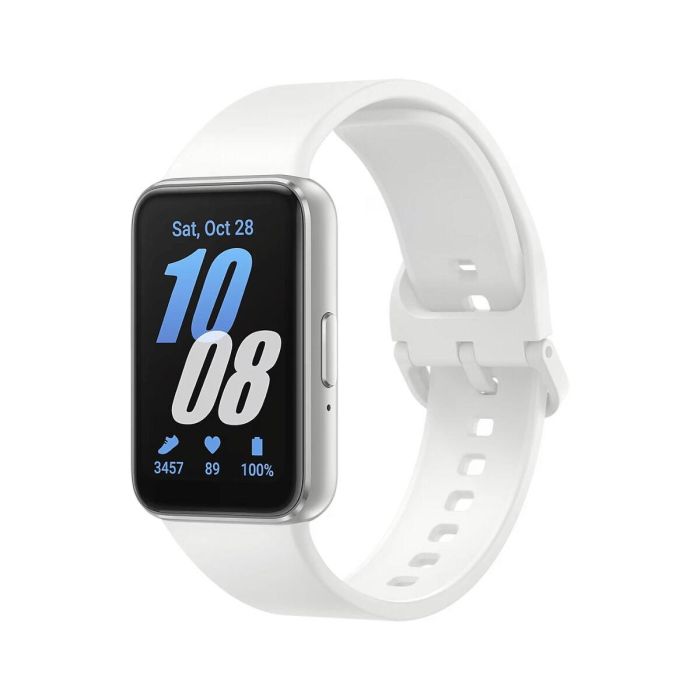 Smartwatch Samsung Galaxy Fit3 Blanco Plateado 1,6" 40 mm Smartwatch Samsung Galaxy Fit3 Blanco Plateado 1,6" 40 mm