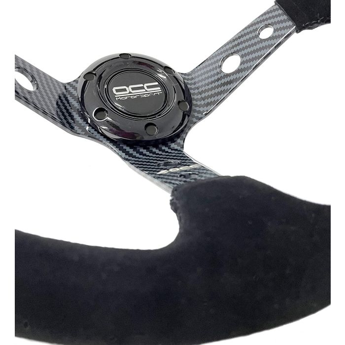 Volante Racing OCC Motorsport Negro Negro/Rojo Ø 35 cm