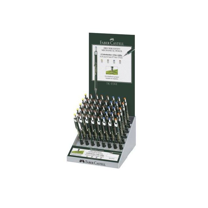Portaminas Faber-Castell Tk-Fine Expositor De 40