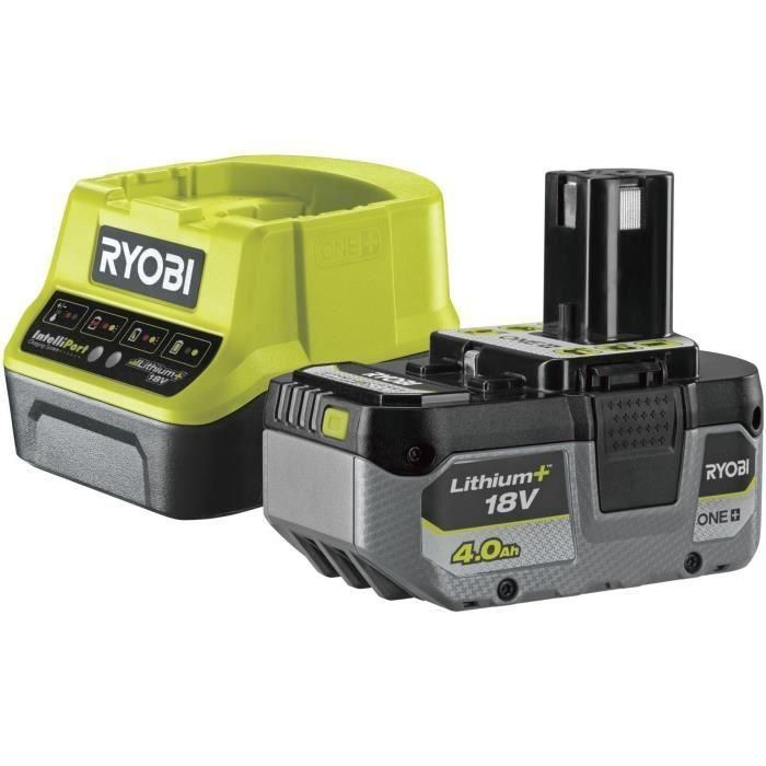 Set de cargador y baterías recargables Ryobi 5133005091 4 Ah 18 V Set de cargador y baterías recargables Ryobi 5133005091 4 Ah 18 V
