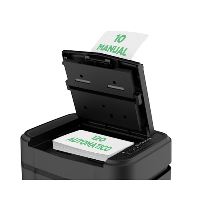 Q-connect Destructora de Documentos 120 H Auto / 10 H Manual, Corte Partículas P-4 6