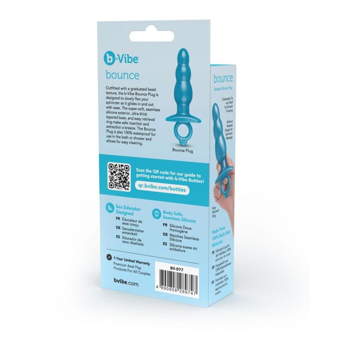 Plug Anal B-Vibe Azul 10 Plug Anal B-Vibe Azul 10