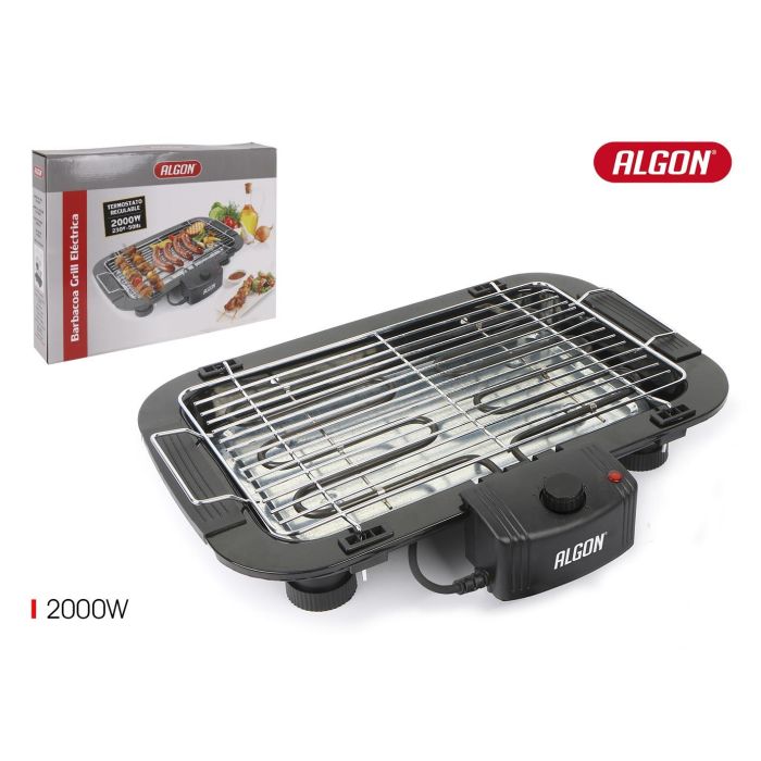 Barbacoa Eléctrica Algon 2000W - Ideal para Parrillas (2 Unidades) Barbacoa Eléctrica Algon 2000W - Ideal para Parrillas (2 Unidades)